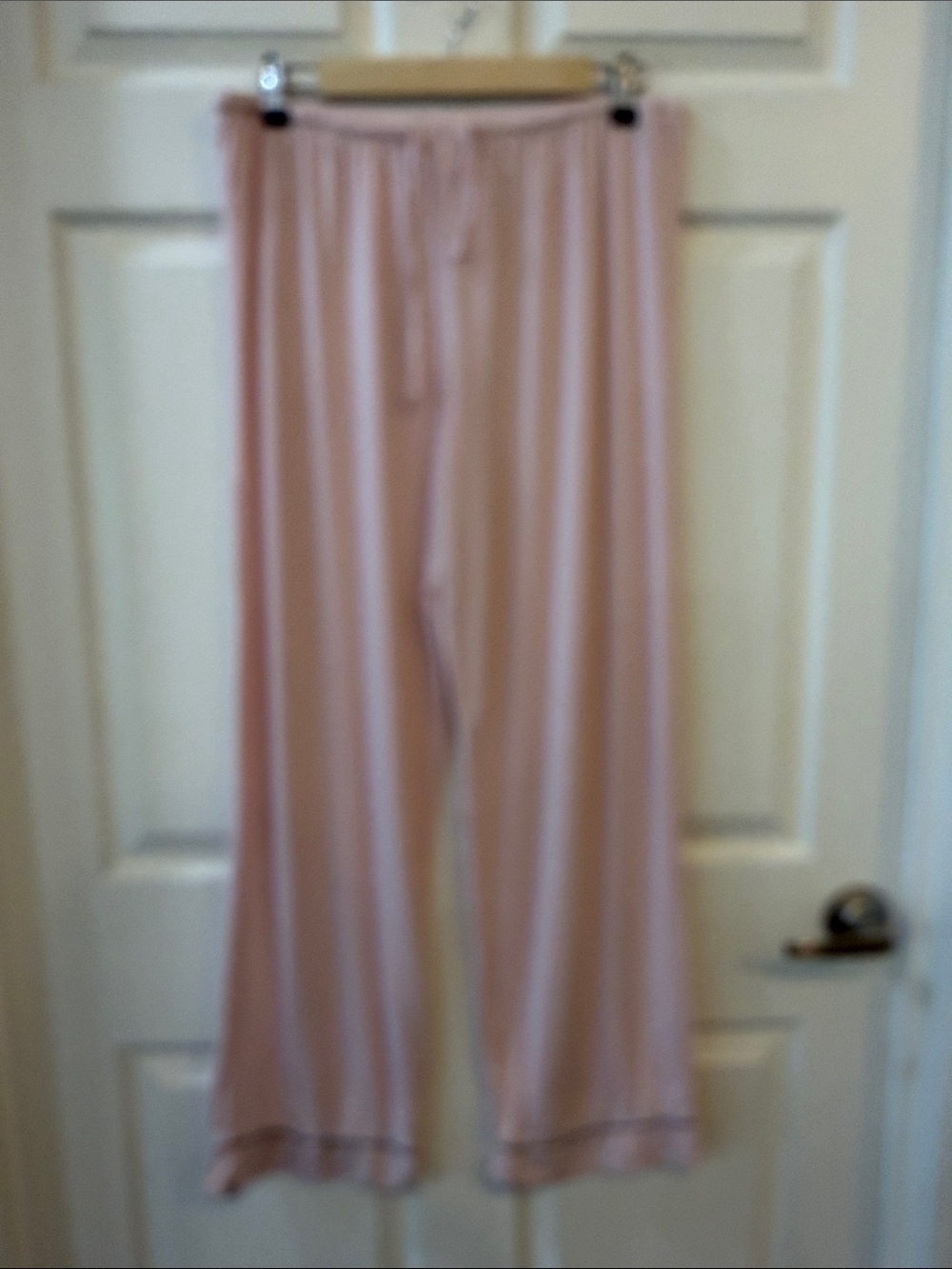 Barefoot Dreams Light Pink Long-Sleeve Pajama Set with Contrast Trim - Picture 3 of 8